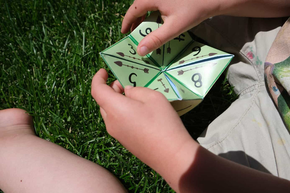 Kids Printable Camp Game: Camp Cootie Catcher – The Crazy Outdoor Mama