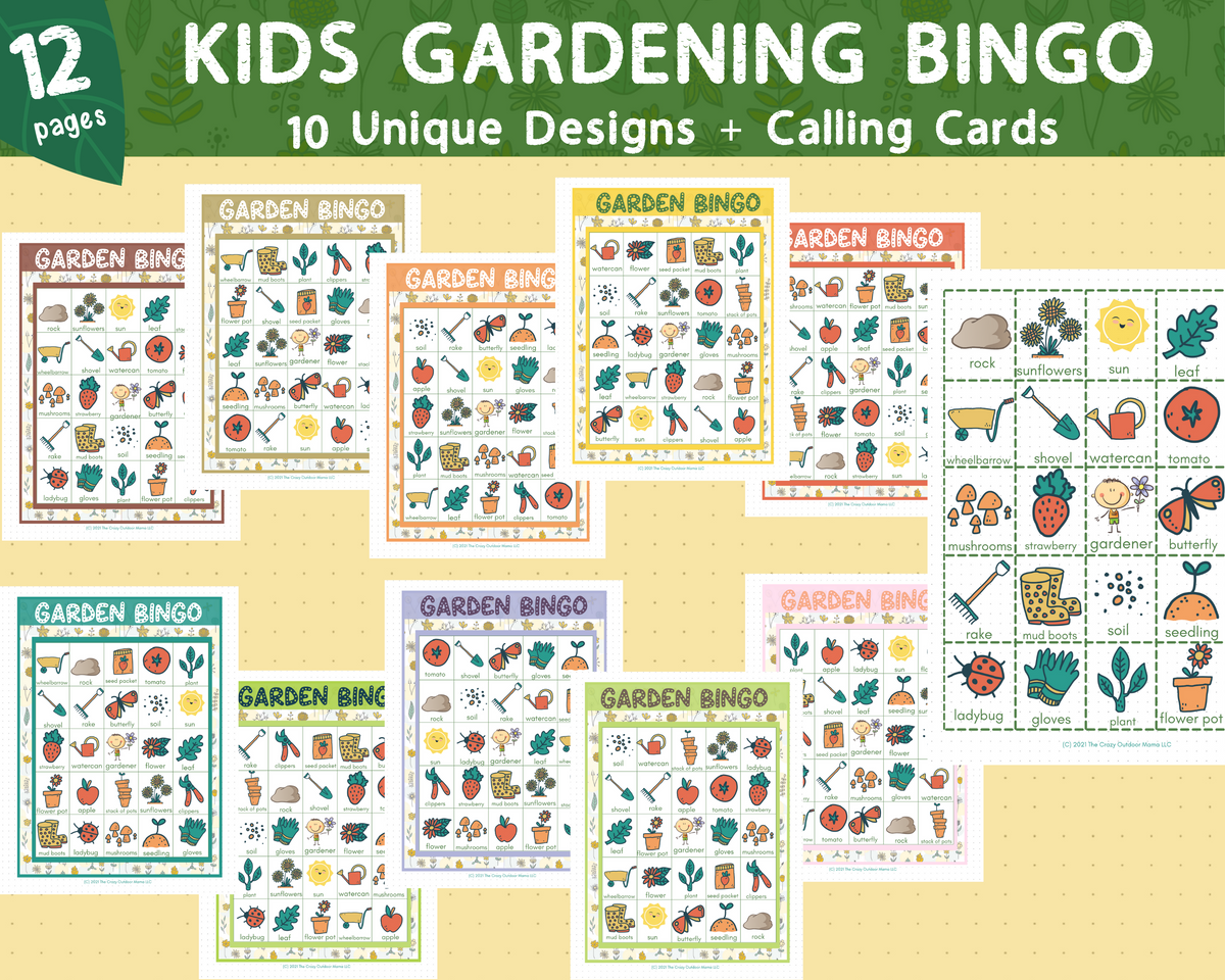 Pretty Garden Themed BINGO for Kids w/ 10 Unique Game Boards + Set of – The Crazy Outdoor Mama pretty-garden-themed-bingo-for-kids-w-10-unique-game-boards-set-of-the-crazy-outdoor-mama