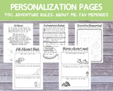 Printable Kids Hiking Journal with Hiking Trail Games, Scavenger Hunts, Fun Journal Prompts and More! [25 pg PDF]