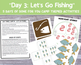 48 Page "Great Camp IN" 5 Day Activity Packet [Printable PDF]