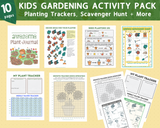 Educational + FUN  Gardening Journal for Kids - plant growth tracker, watering tracker, seed planting and more [Printable PDF]