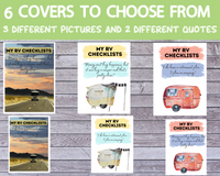 Complete Printable Set of 9 RV Checklists with 3 cover options [camper kitchen checklist, pets camp checklist, camping food plan]